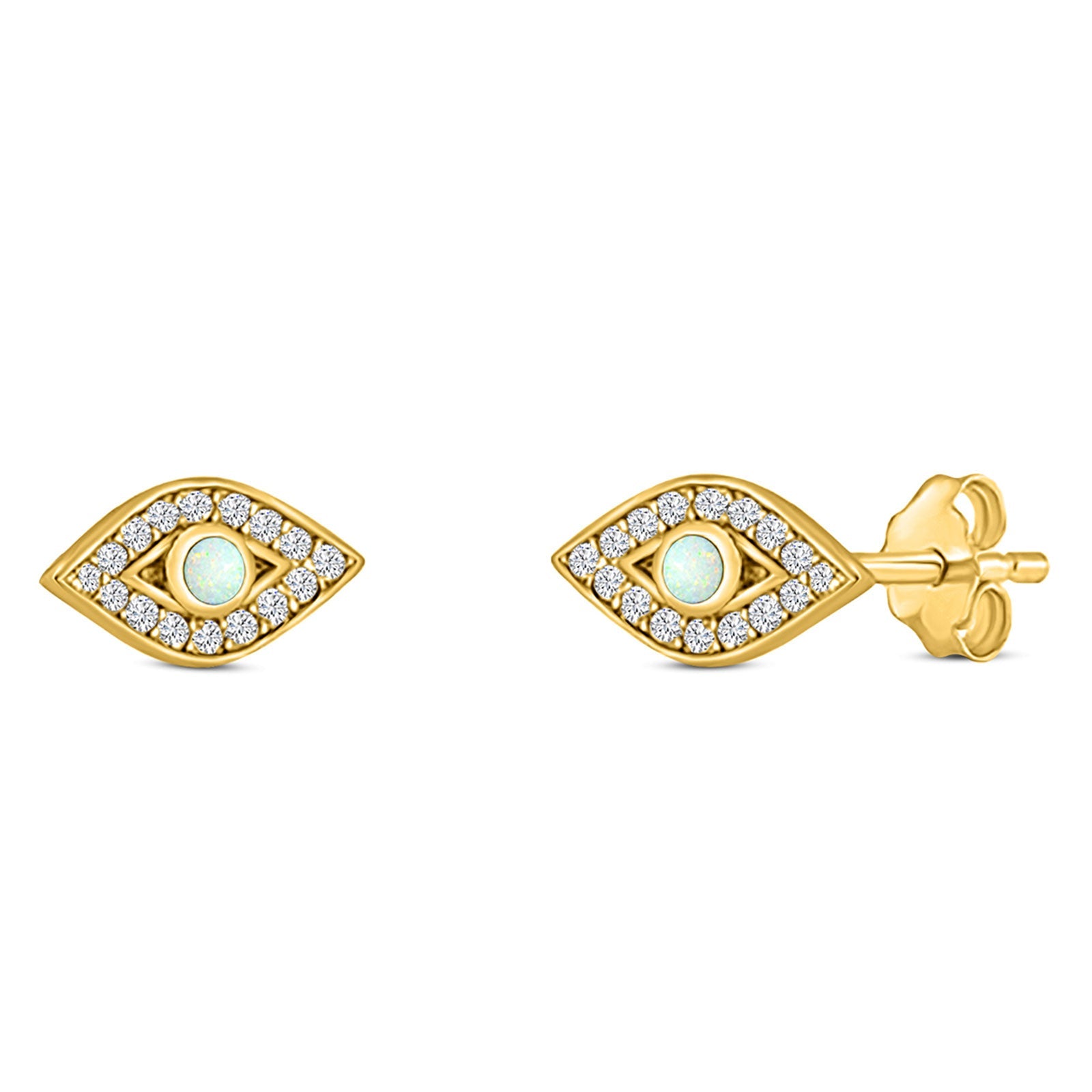 Evil Eye Stud Earrings