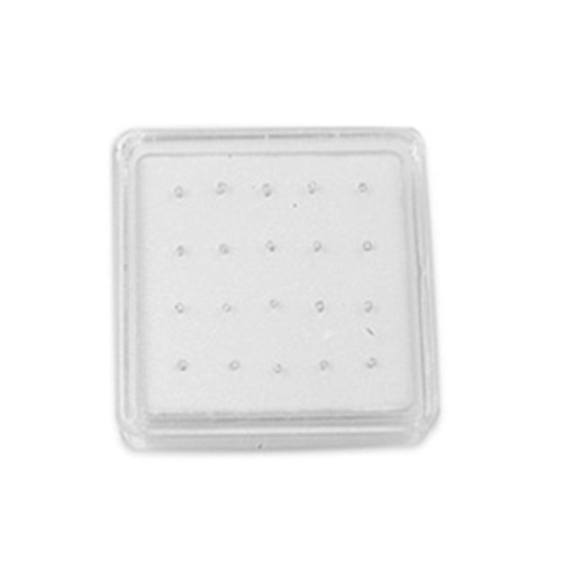 Nose Stud Simulated Cubic Zirconia Ball End 925 Sterling Silver -(20 Nose Studs in a Box)