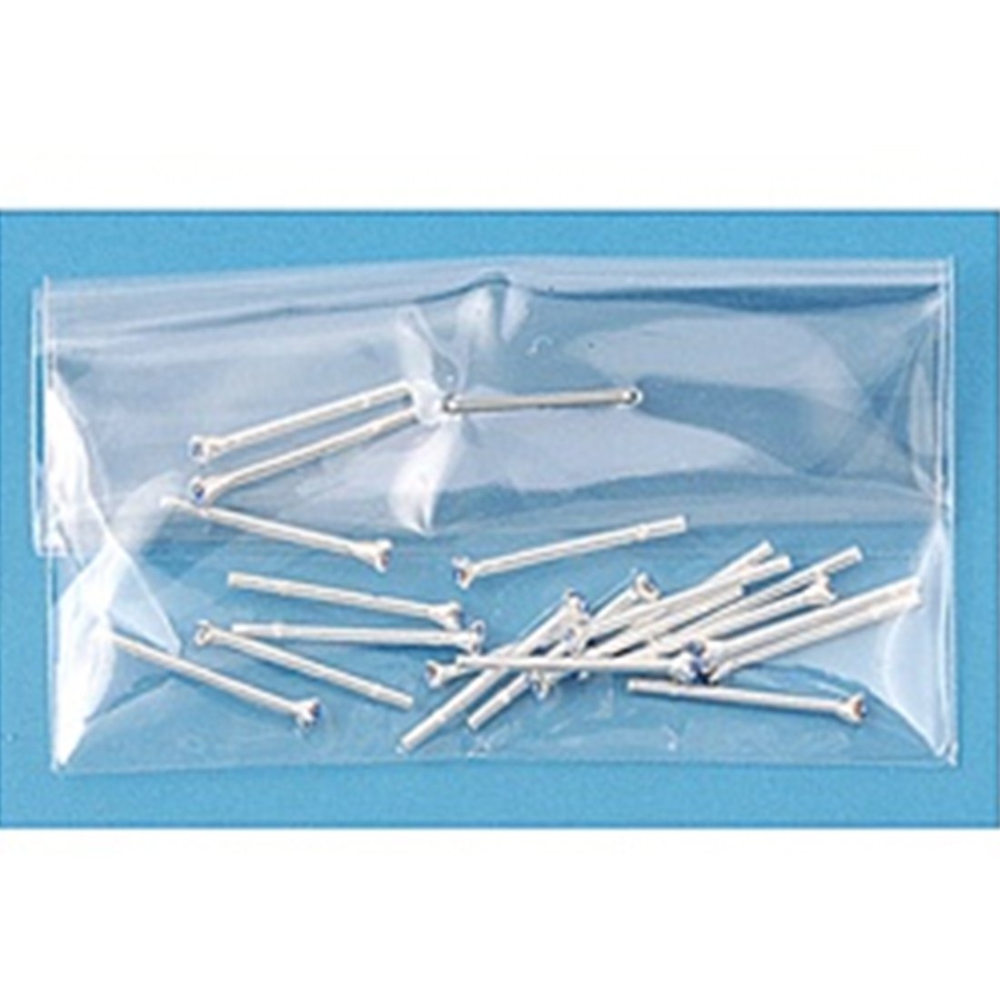 Simulated Aquamarine Cubic Zirconia Nose Stud 925 Sterling Silver-1.5mm