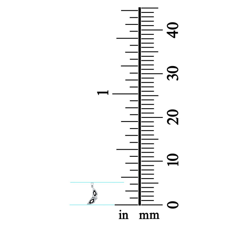 Eye Mask Charms Pendant 925 Sterling Silver