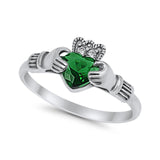 Vintage Style Engagement Bridal Ring Simulated CZ 925 Sterling Silver