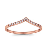 Eternity Wedding Band Ring Simulated Round CZ 925 Sterling Silver