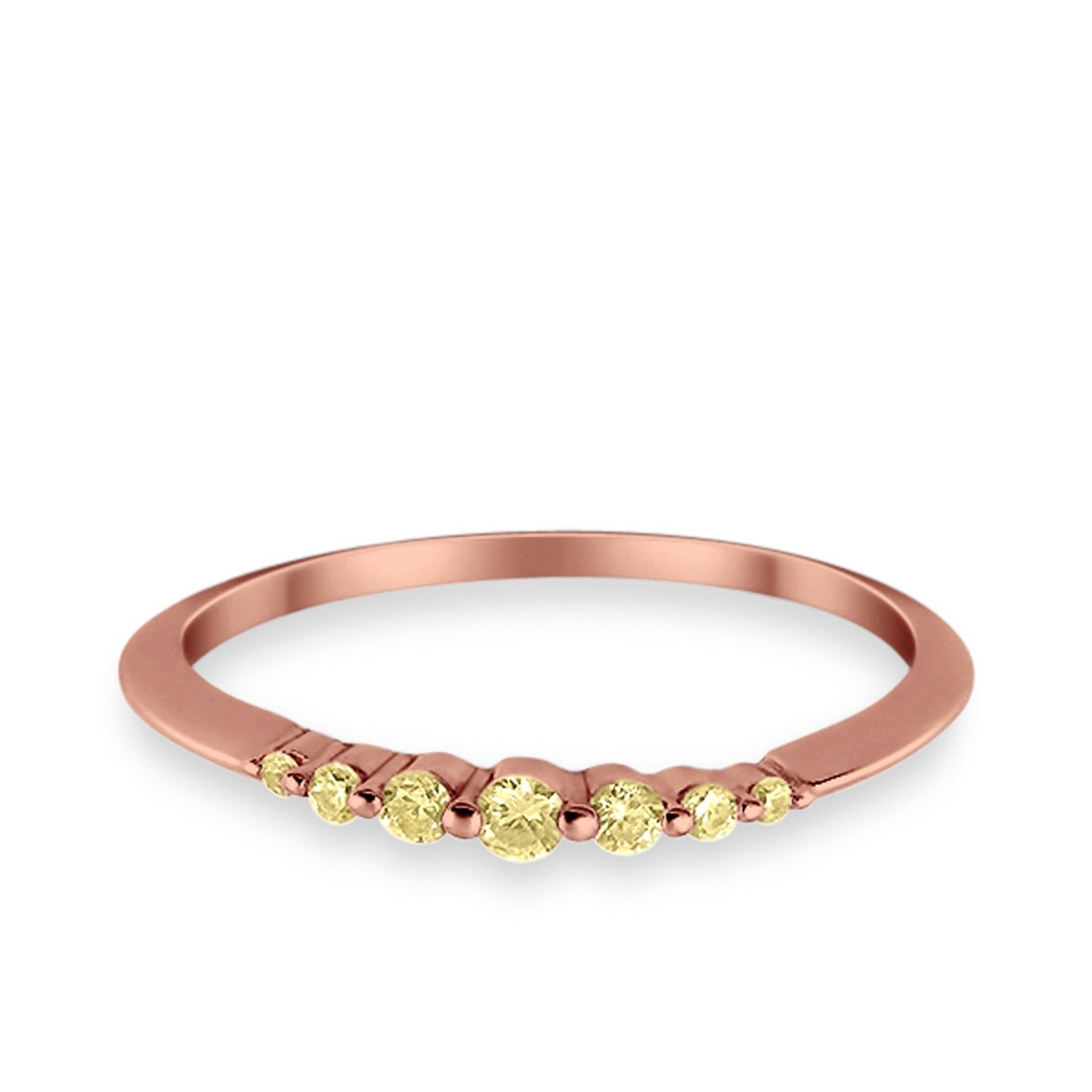 Thin Half Eternity Wedding Band Ring Round Simulated CZ 925 Sterling Silver