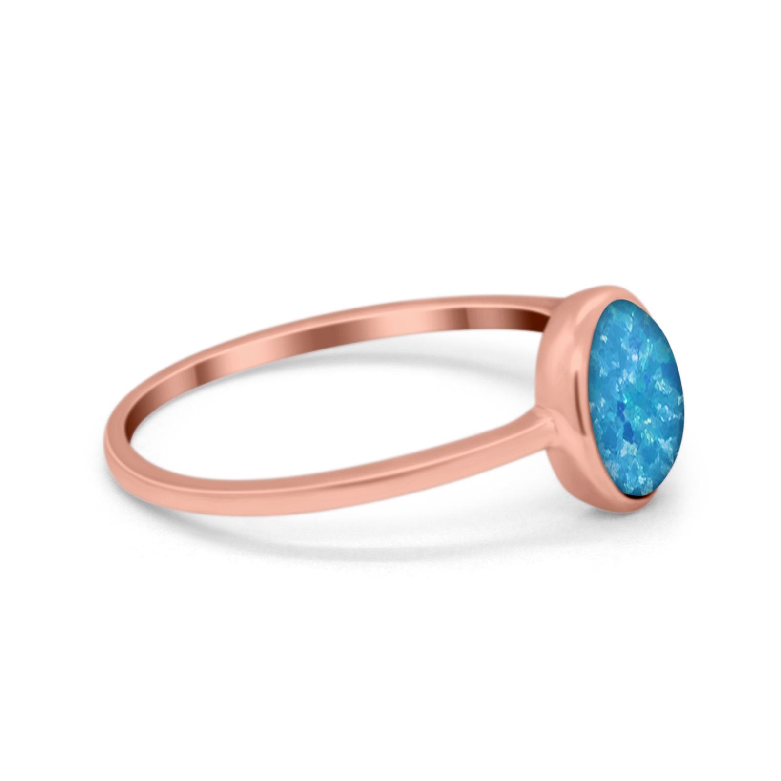 Solitaire Oval Thumb Ring Simulated Cubic Zirconia Stone 925 Sterling Silver