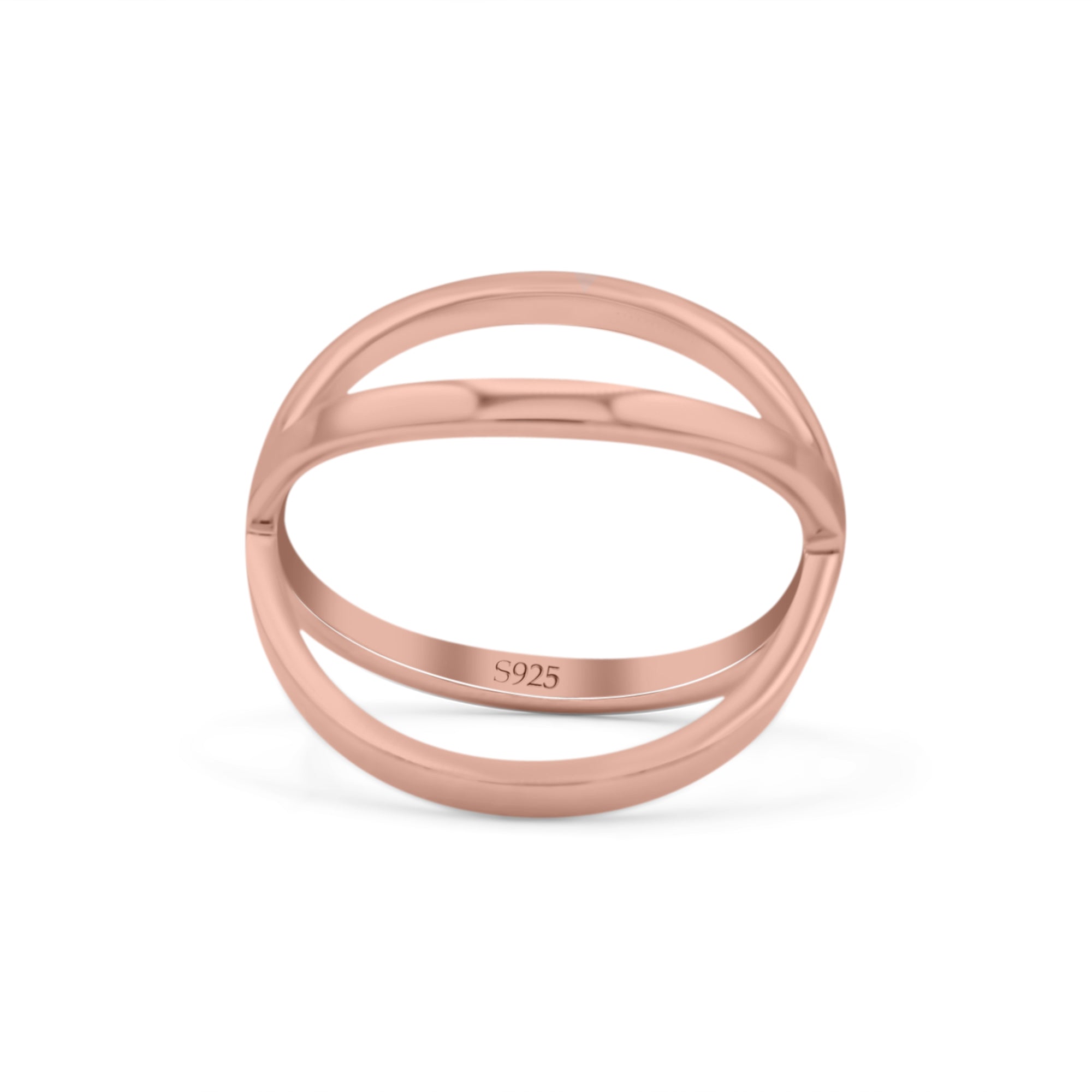 Criss Cross Ring Oxidized Band Solid 925 Sterling Silver Thumb Ring (19mm)