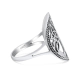 Generations New Design Celtic Tree Of Life Trending Oxidized Band Solid 925 Sterling Silver Thumb Ring 19mm