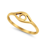 Eye Evil Eye Ring Solid 925 Sterling Silver