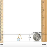 Halo Drop Dangle Earrings Cushion Lab Opal Fish Hook 925 Sterling Silver (22mm)