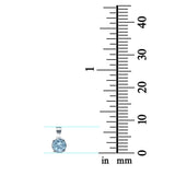 Halo Simulated Cubic Zirconia Round 925 Sterling Silver Charm Pendant