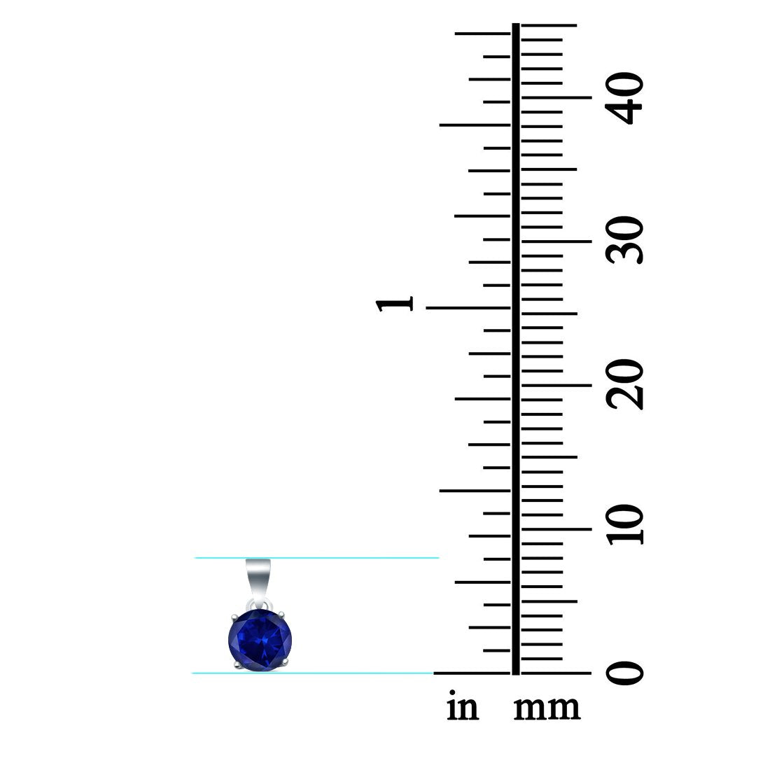 Halo Simulated Cubic Zirconia Round 925 Sterling Silver Charm Pendant