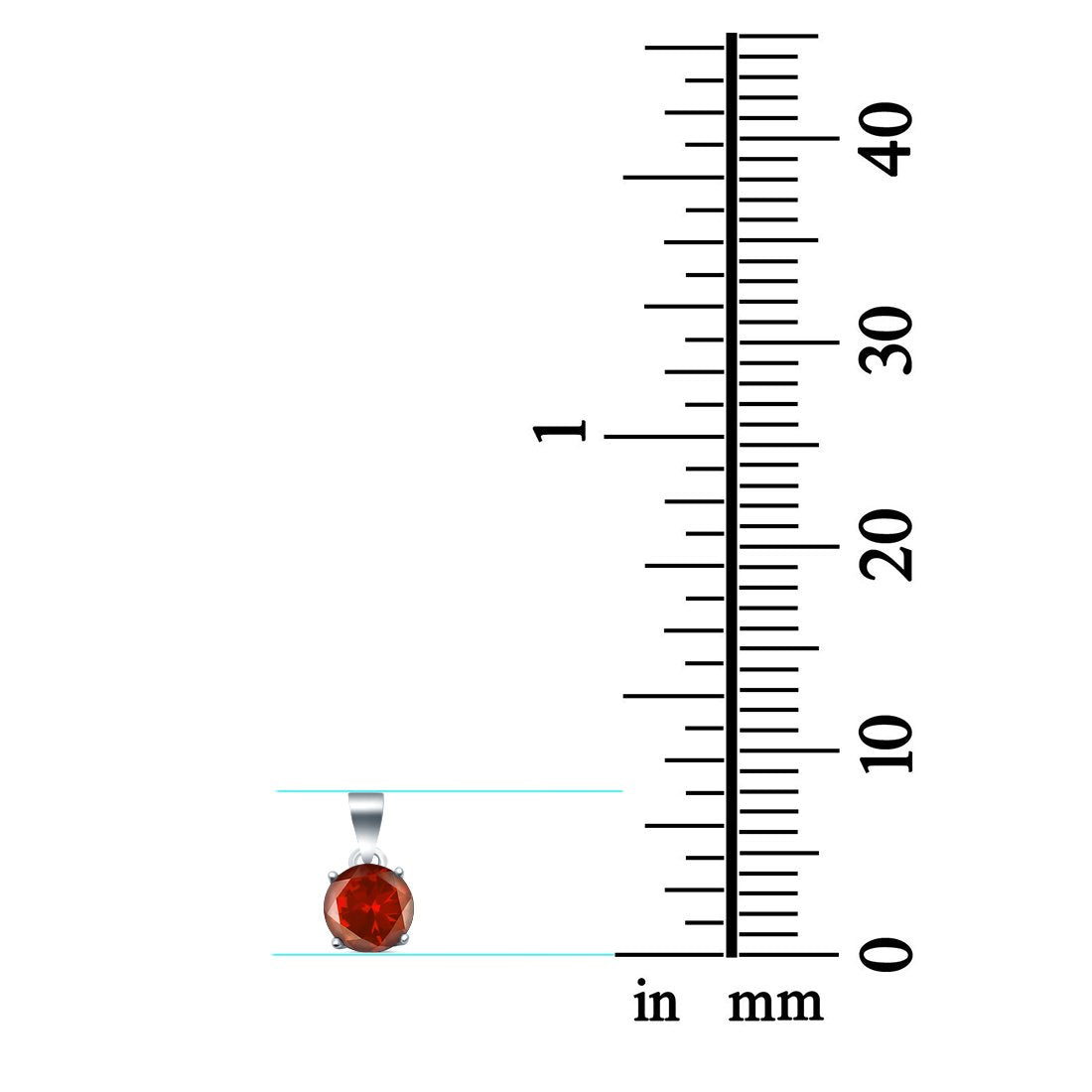 Halo Simulated Cubic Zirconia Round 925 Sterling Silver Charm Pendant