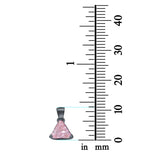 Triangle Cut Charm Pendant Simulated Cubic Zirconia 925 Sterling Silver (11mm)