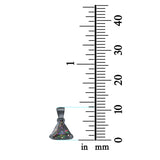 Triangle Cut Charm Pendant Simulated Cubic Zirconia 925 Sterling Silver (11mm)