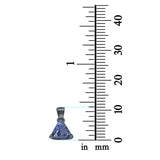 Triangle Cut Charm Pendant Simulated Cubic Zirconia 925 Sterling Silver (11mm)