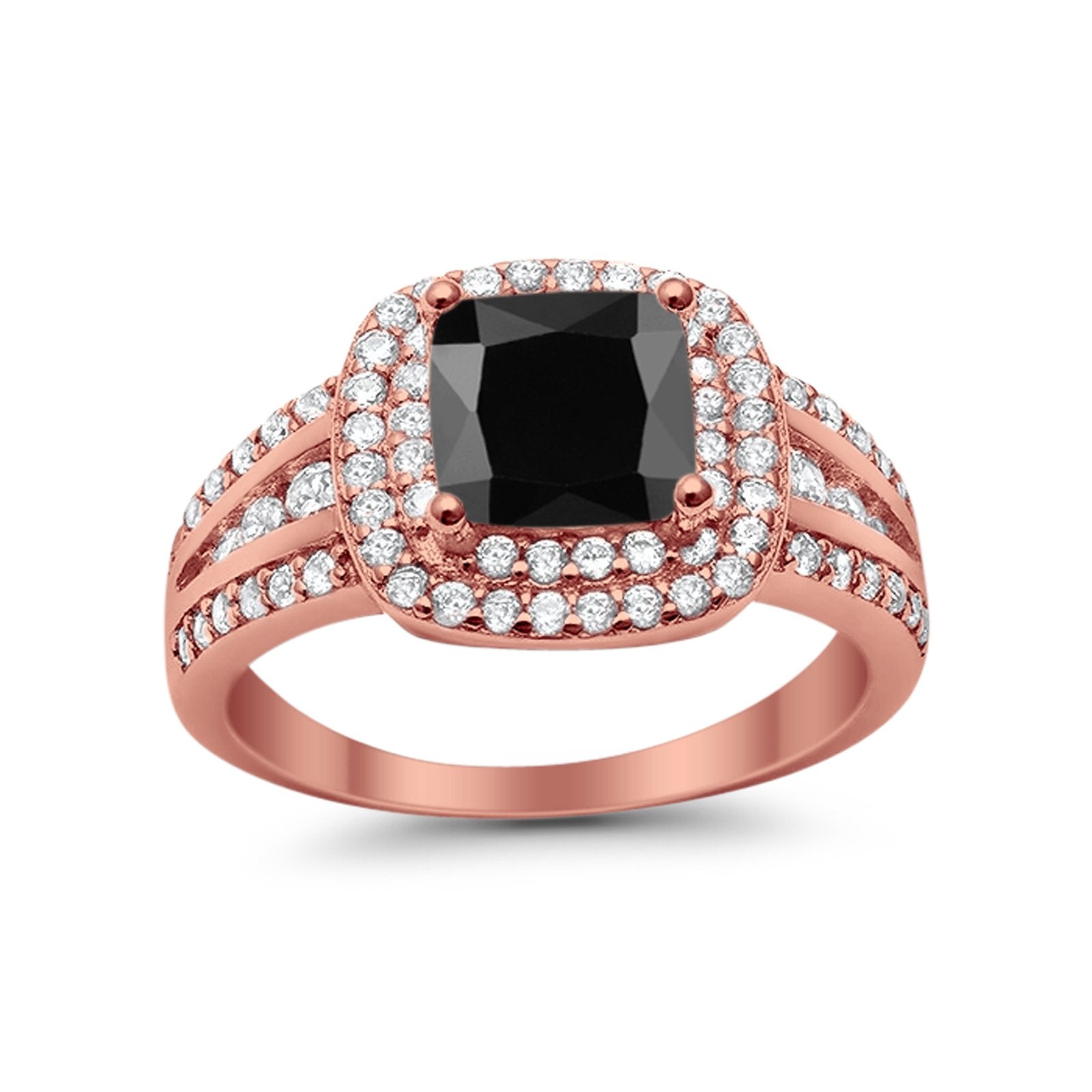 Halo Art Deco Wedding Ring Simulated Cubic Zirconia 925 Sterling Silver