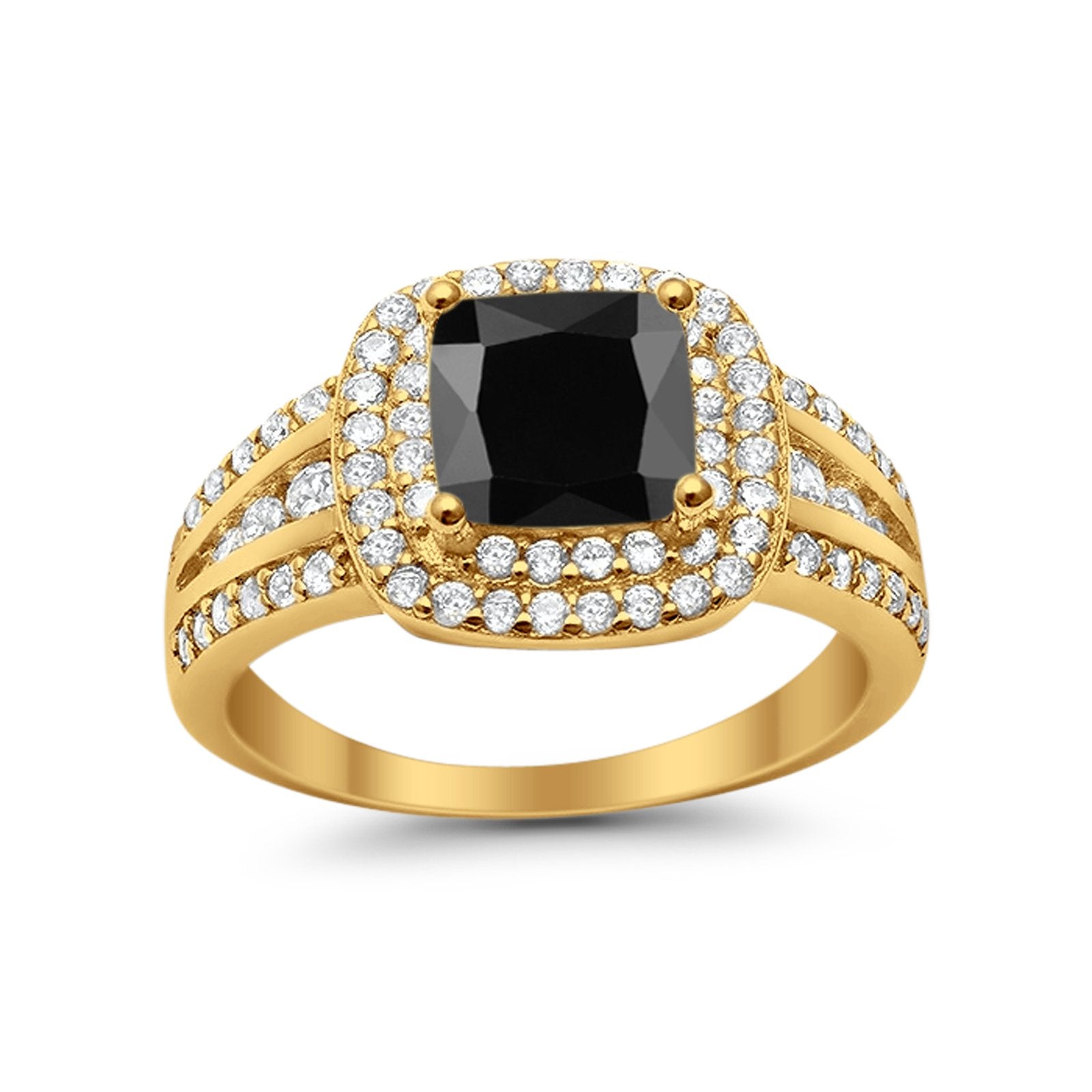 Halo Art Deco Wedding Ring Simulated Cubic Zirconia 925 Sterling Silver