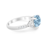 Art Deco Oval Wedding Ring Simulated Cubic Zirconia 925 Sterling Silver