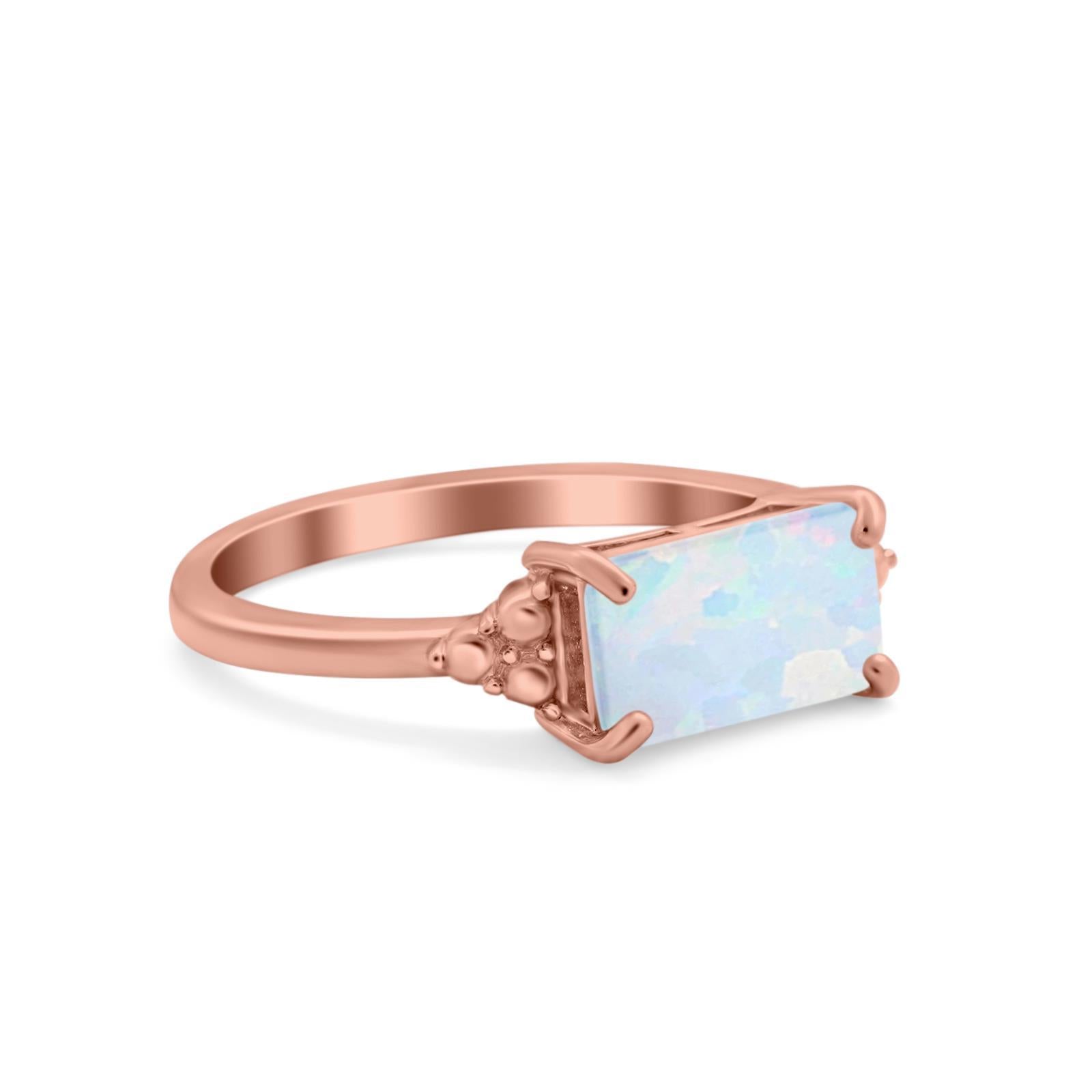 Sideways Fashion Ring Dainty Simulated Cubic Zirconia 925 Sterling Silver