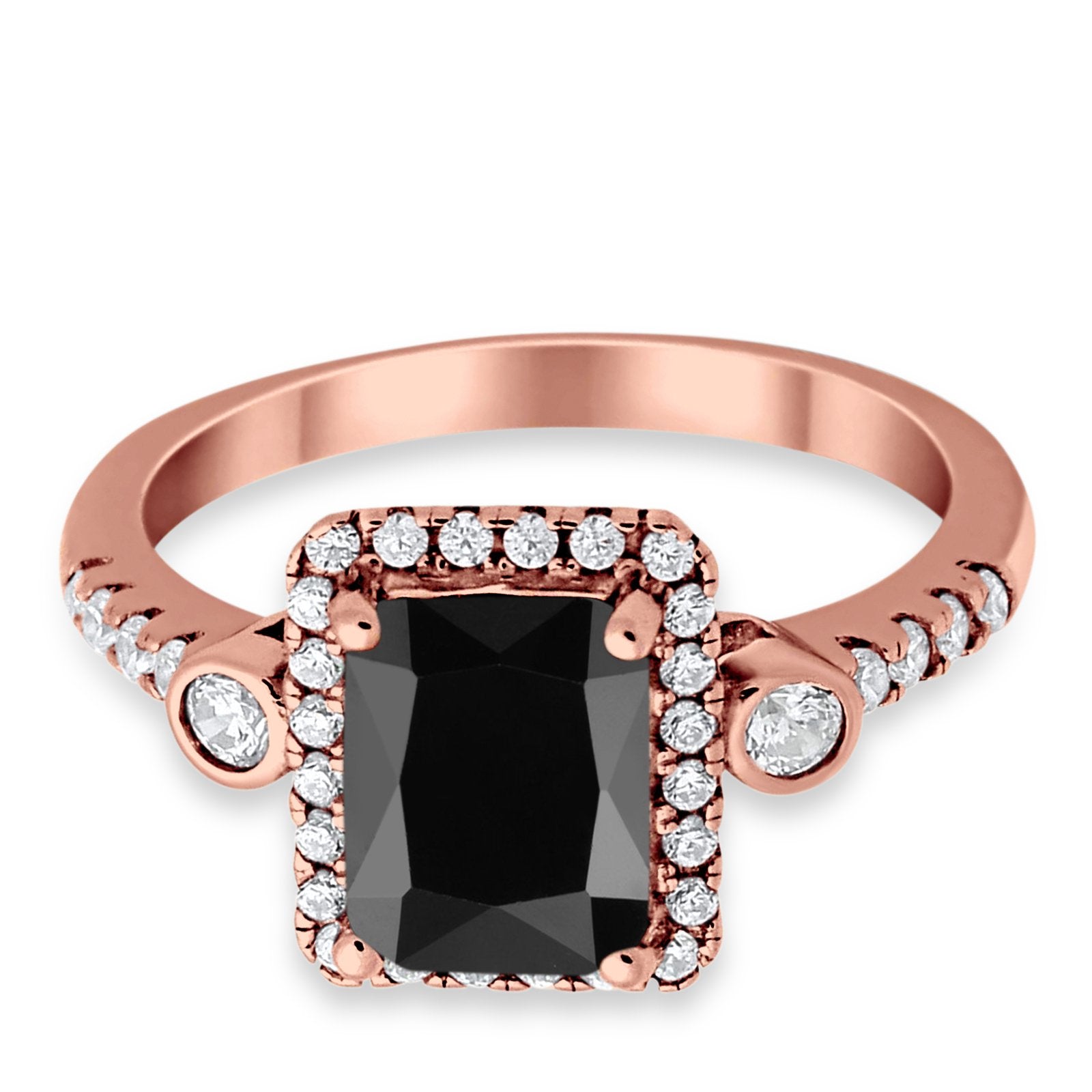 Halo Weddding Bridal Promise Ring Simulated Cubic Zirconia 925 Sterling Silver