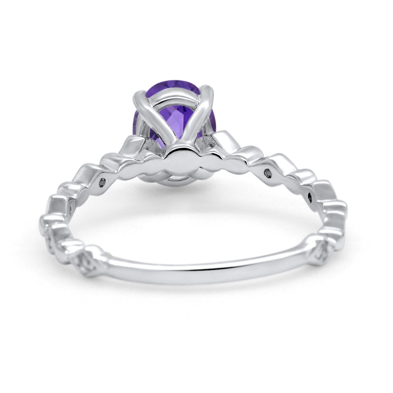 14K Gold 1.29ct Oval G SI Diamond Engagement Ring Size 6.5