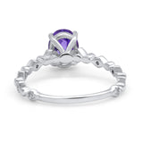 14K Gold 1.29ct Oval G SI Diamond Engagement Ring Size 6.5