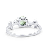 14K Gold 0.87ct Round G SI Diamond Engagement Ring Size 6.5