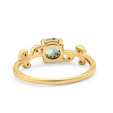 14K Gold 0.87ct Round G SI Diamond Engagement Ring Size 6.5