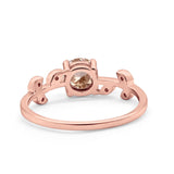 14K Gold 0.87ct Round G SI Diamond Engagement Ring Size 6.5