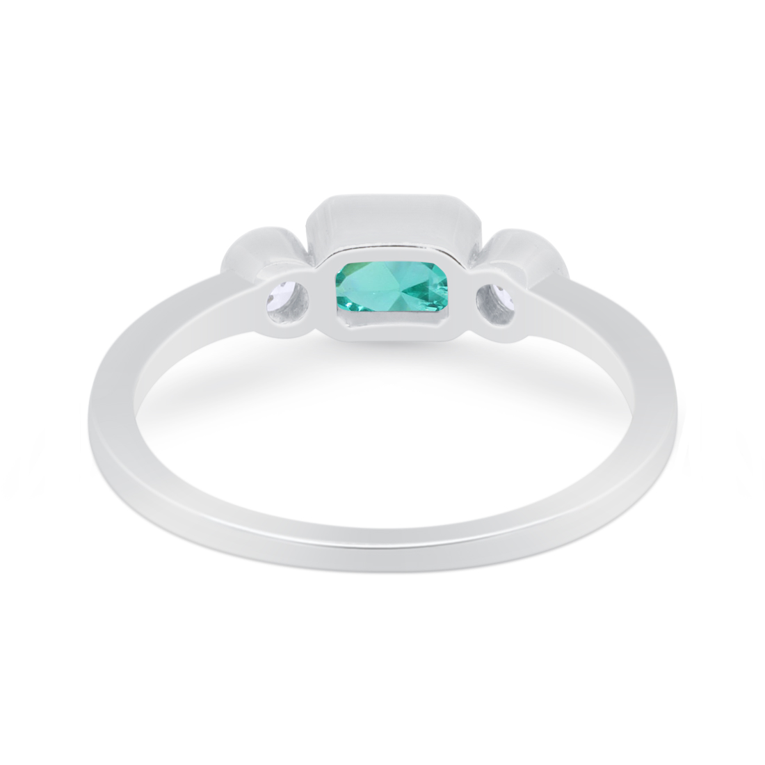 Petite Dainty Fashion Thumb Ring Simulated Cubic Zirconia 925 Sterling Silver