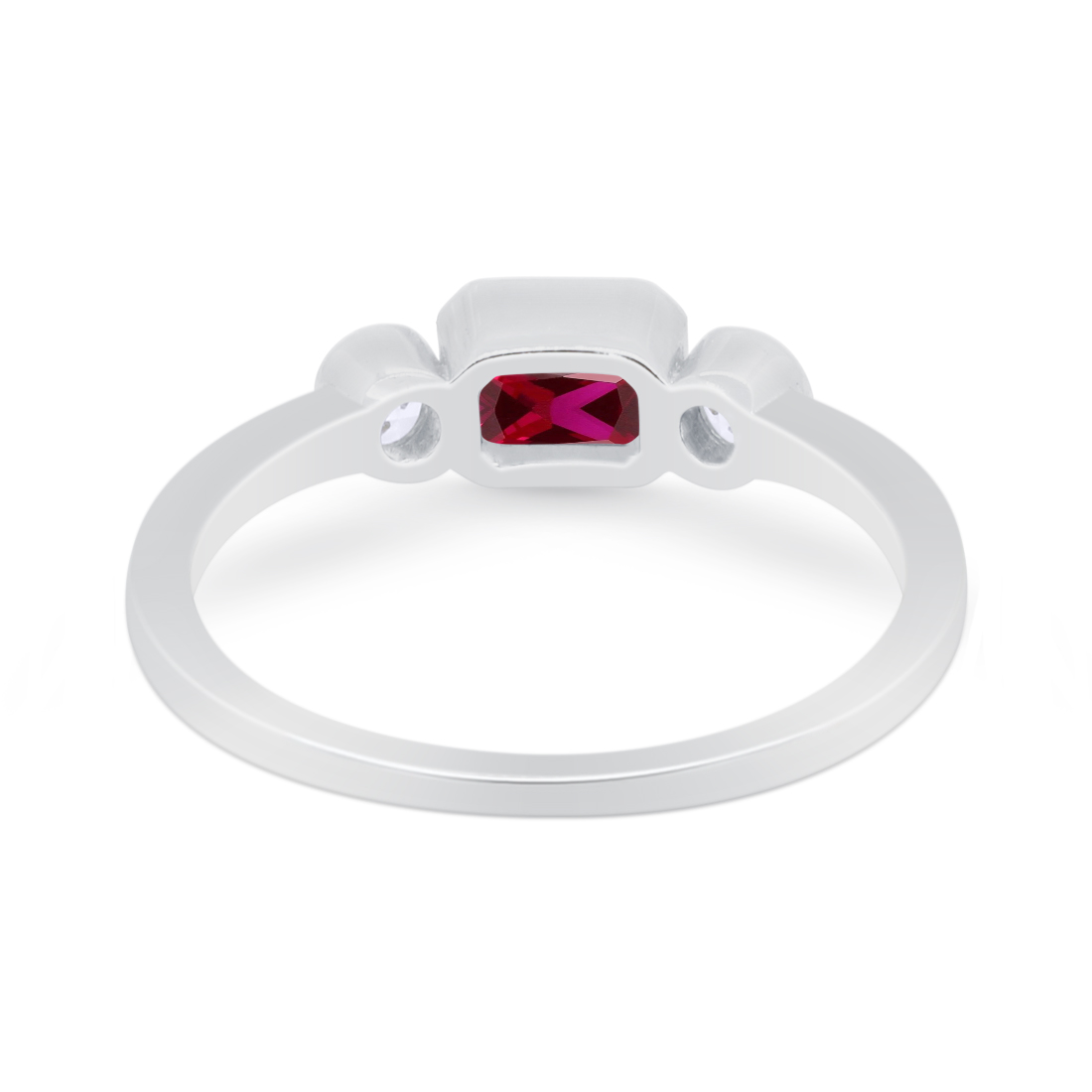Petite Dainty Fashion Thumb Ring Simulated Cubic Zirconia 925 Sterling Silver