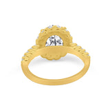 Solitaire Accent Wedding Ring Simulated Cubic Zirconia 925 Sterling Silver