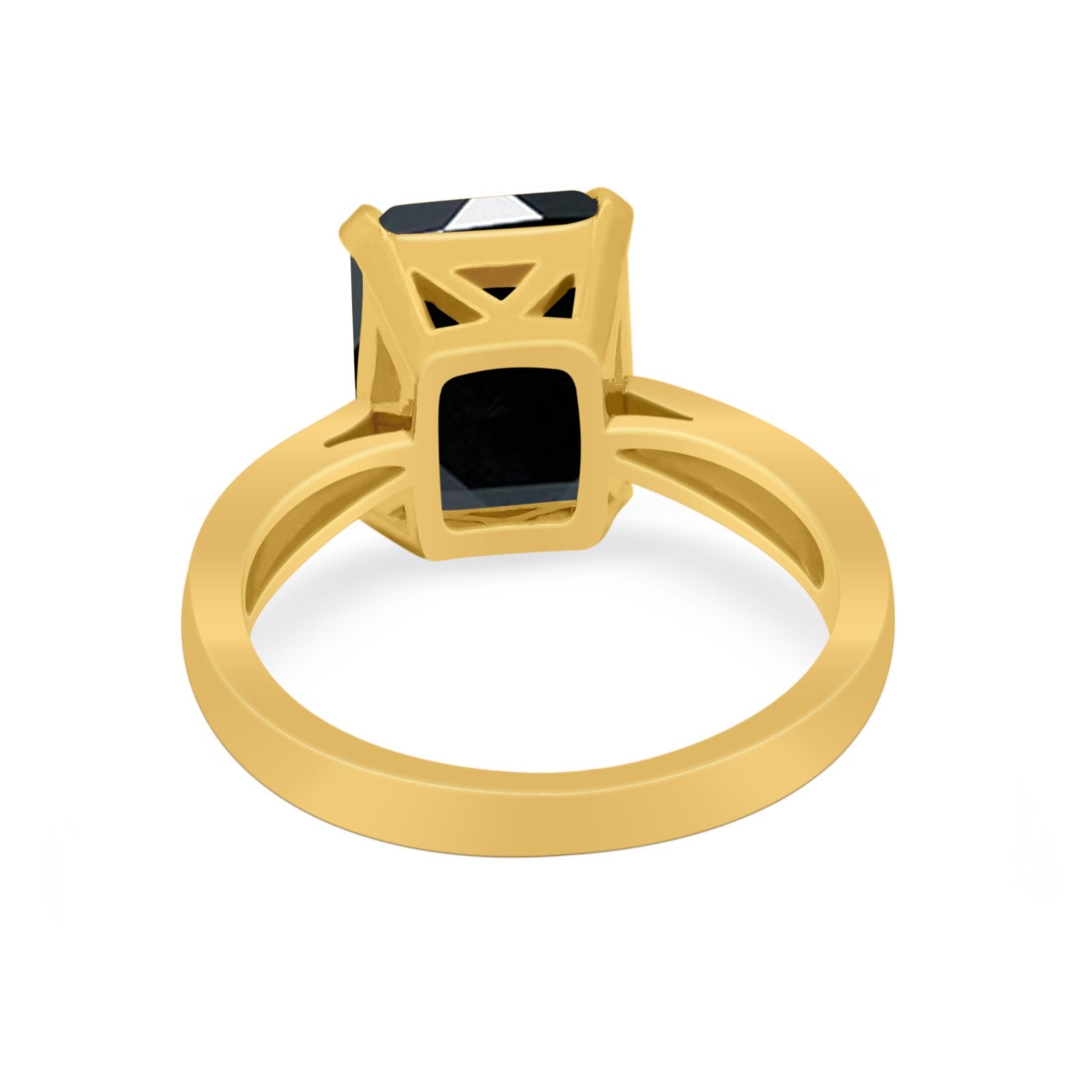 Solitaire Wedding Ring Simulated Cubic Zirconia 925 Sterling Silver