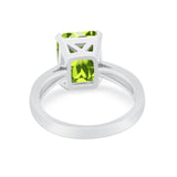Solitaire Wedding Ring Simulated Cubic Zirconia 925 Sterling Silver
