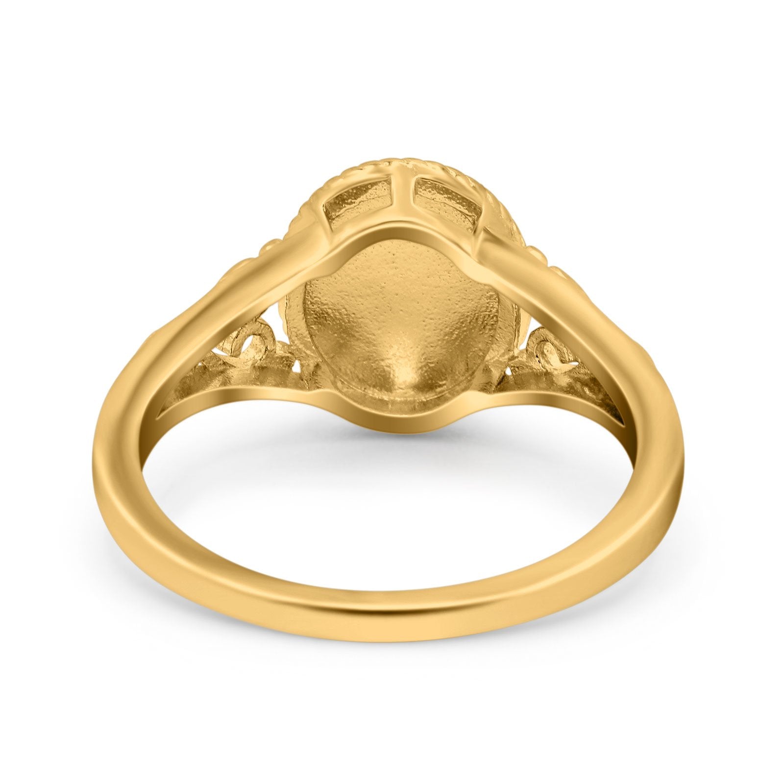 Solitaire Oval Lab Created Opal Wedding Ring Cubic Zirconia 925 Sterling Silver