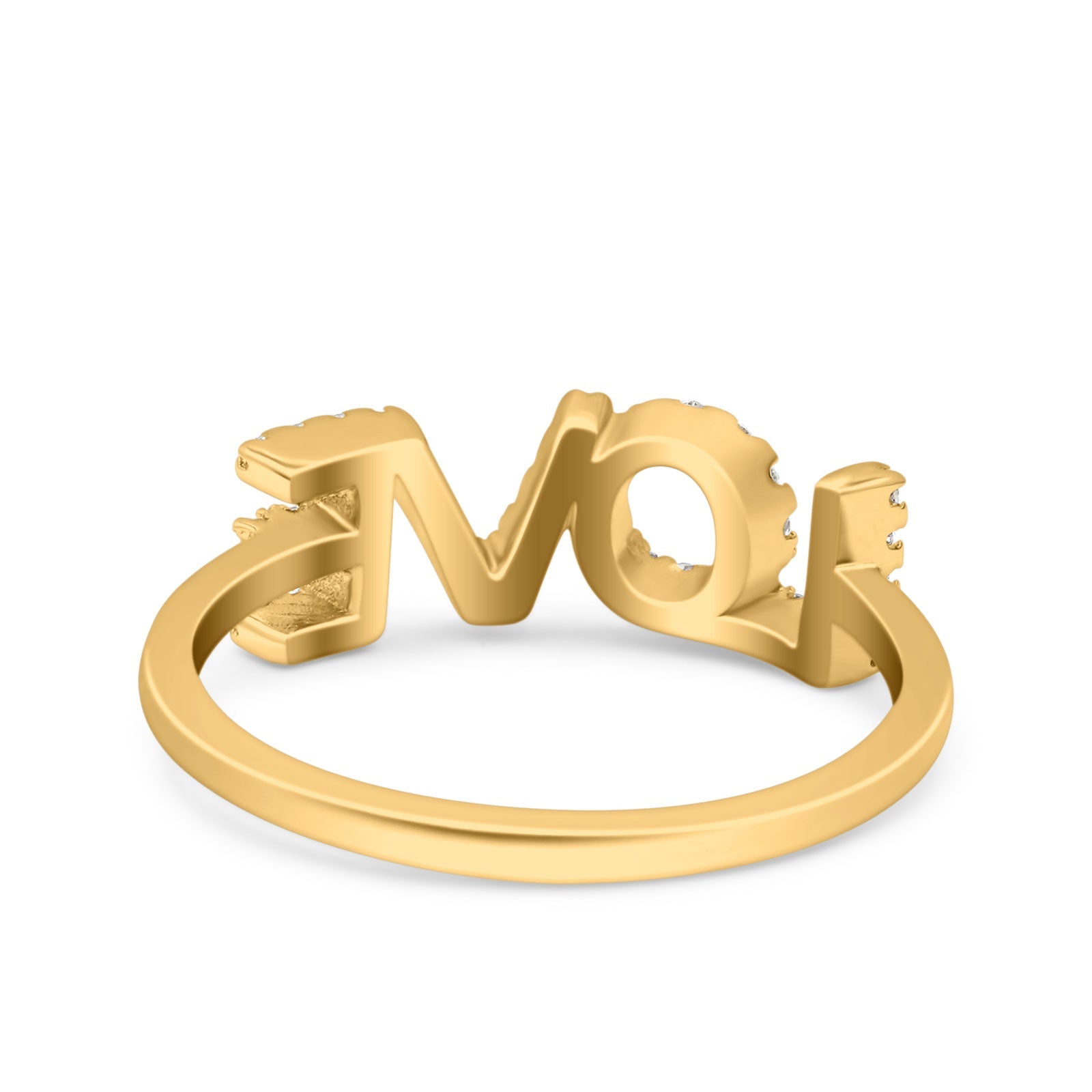 Love Ring Wedding Engagement Eternity Band Simulated Cubic Zirconia 925 Sterling Silver (6mm)