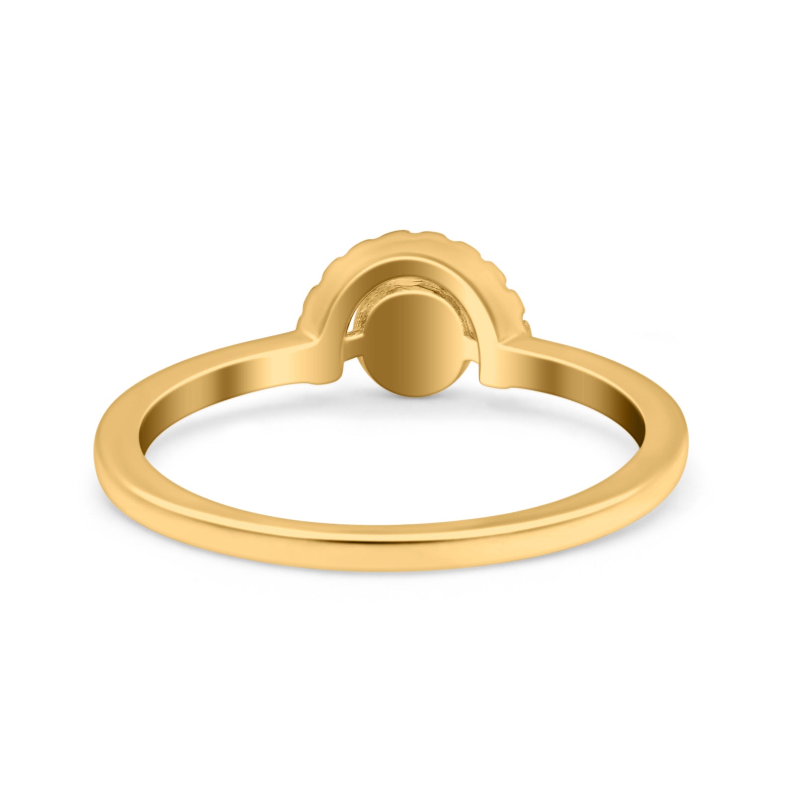 Vintage Style Round Lab Opal Ring Solid Oxidized 925 Sterling Silver