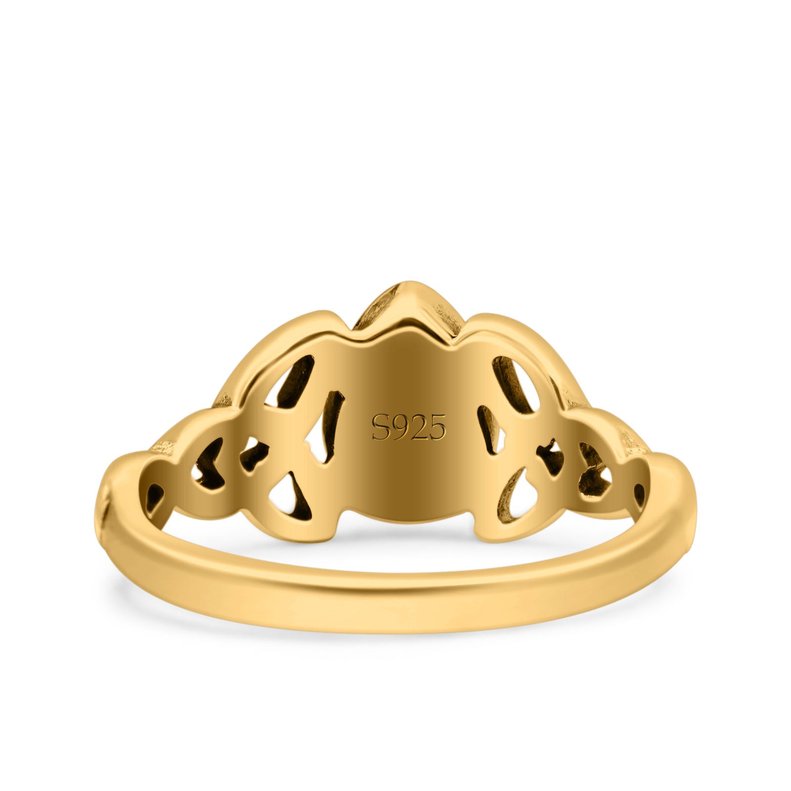 Celtic Pear Lab Opal Ring Solid Oxidized 925 Sterling Silver