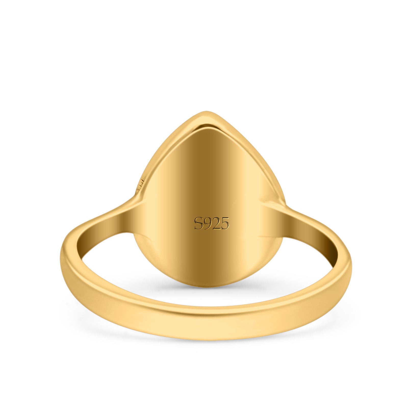 Petite Dainty Pear Lab Opal Ring Solid Oxidized 925 Sterling Silver