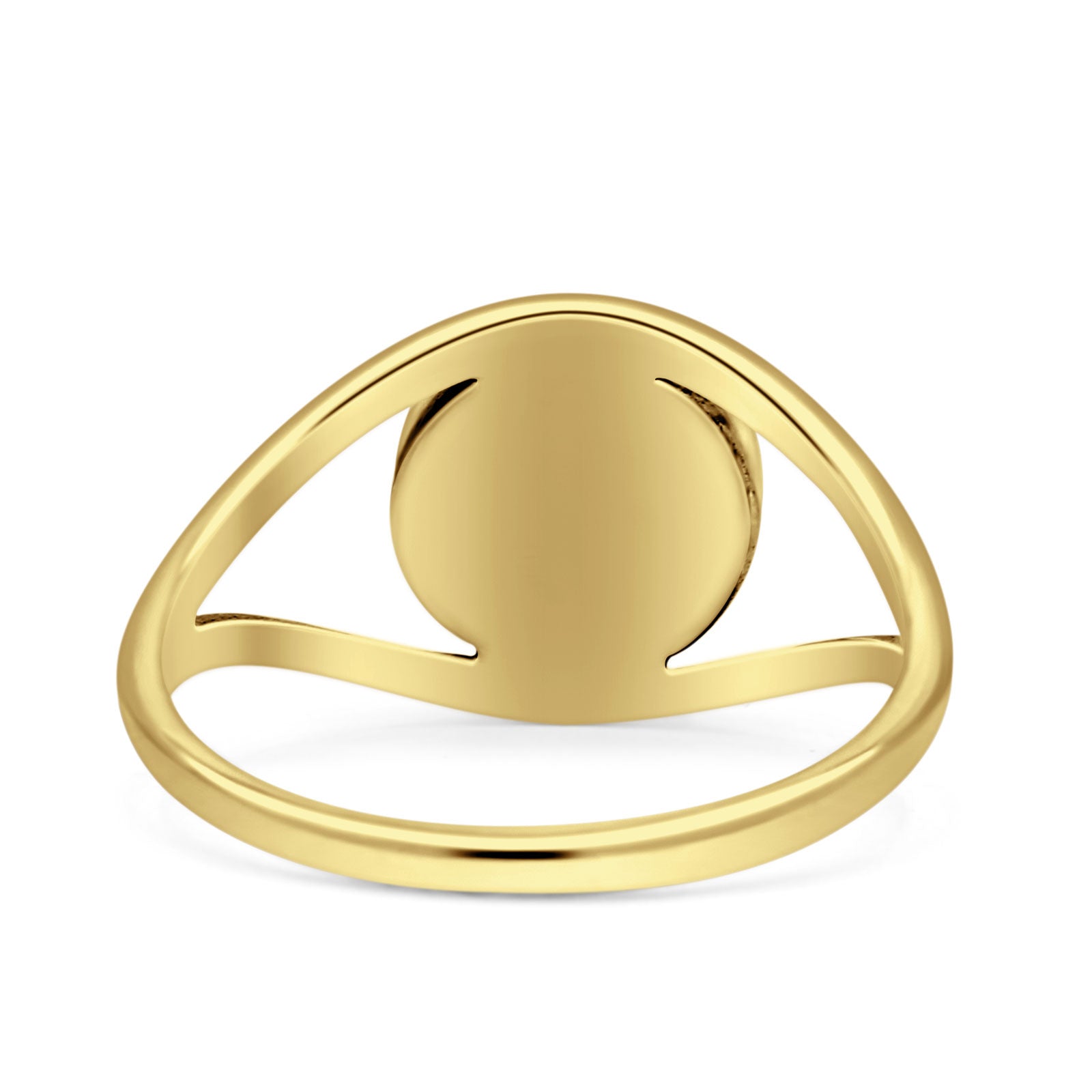 Round Thumb Ring Statement Fashion Oxidized Lab Created Opal Solid 925 Sterling Silver