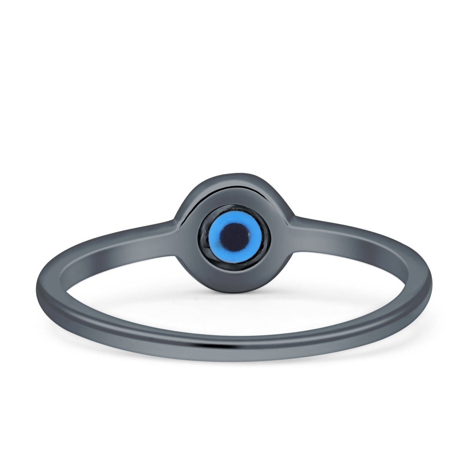 Evil Eye Ring 925 Sterling Silver