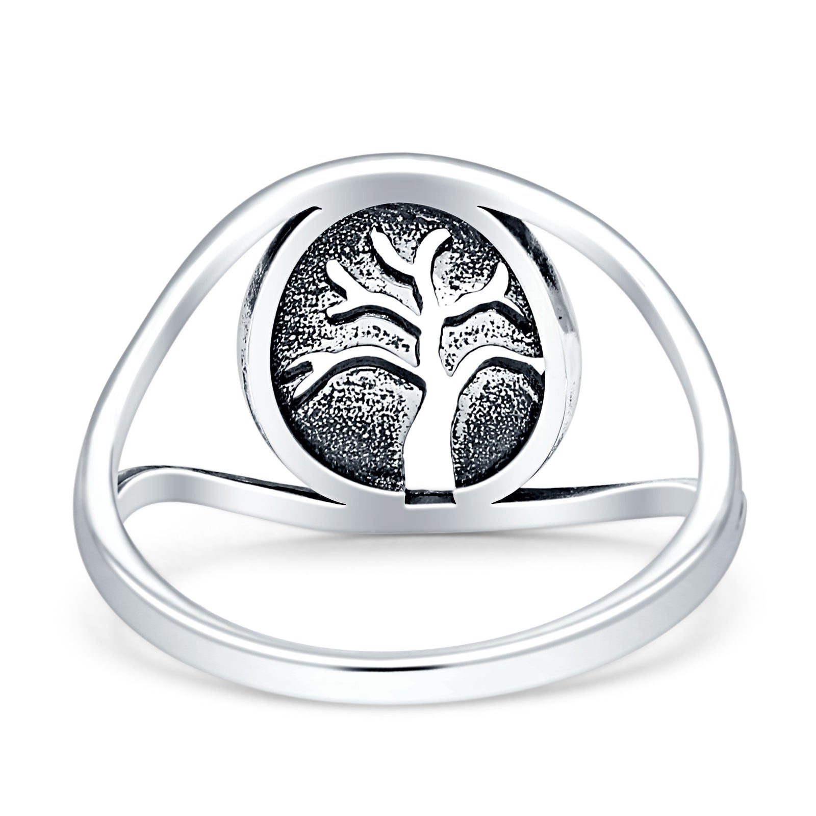 Tree Of Life Minimalist Filigree Thumb Ring 925 Sterling Silver