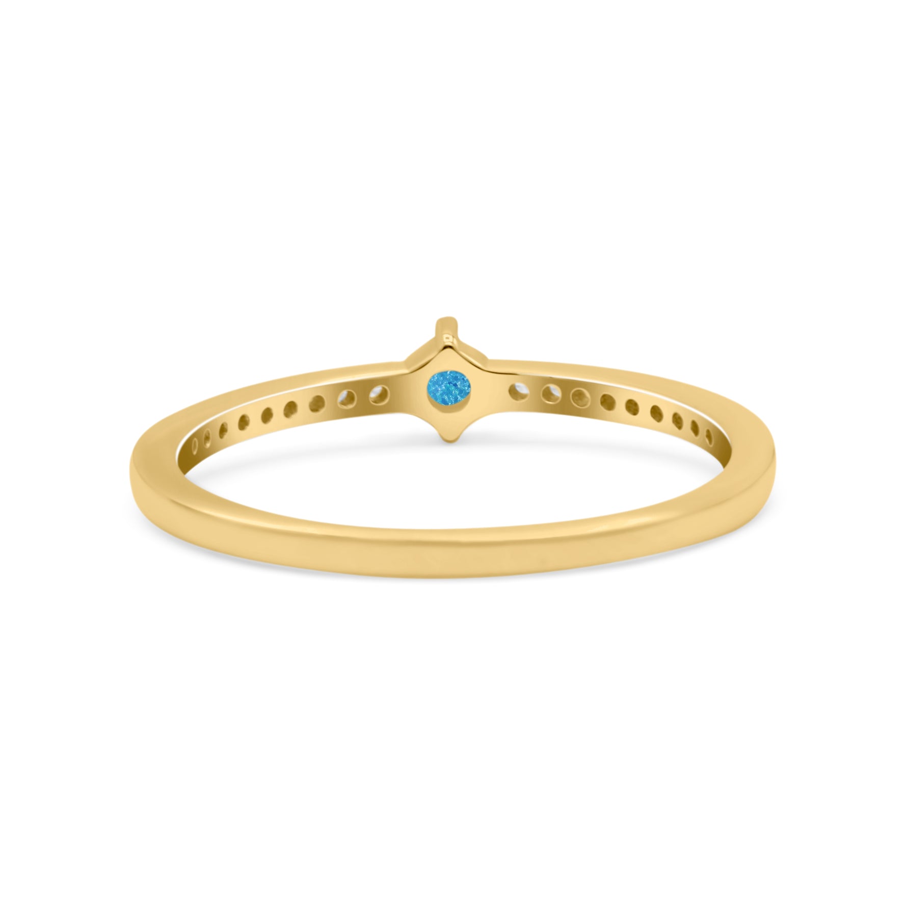 Solitaire Accent Dazzling Thumb Ring Round Lab Created Opal Statement Fashion Ring Solid 925 Sterling Silver