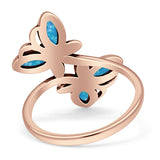 sterling silver butterfly ring