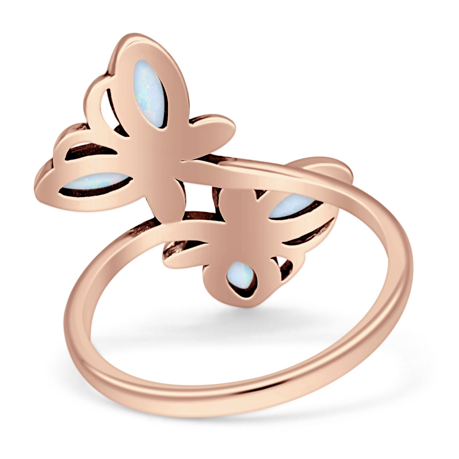 sterling silver butterfly ring