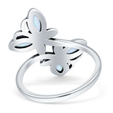 sterling silver butterfly ring
