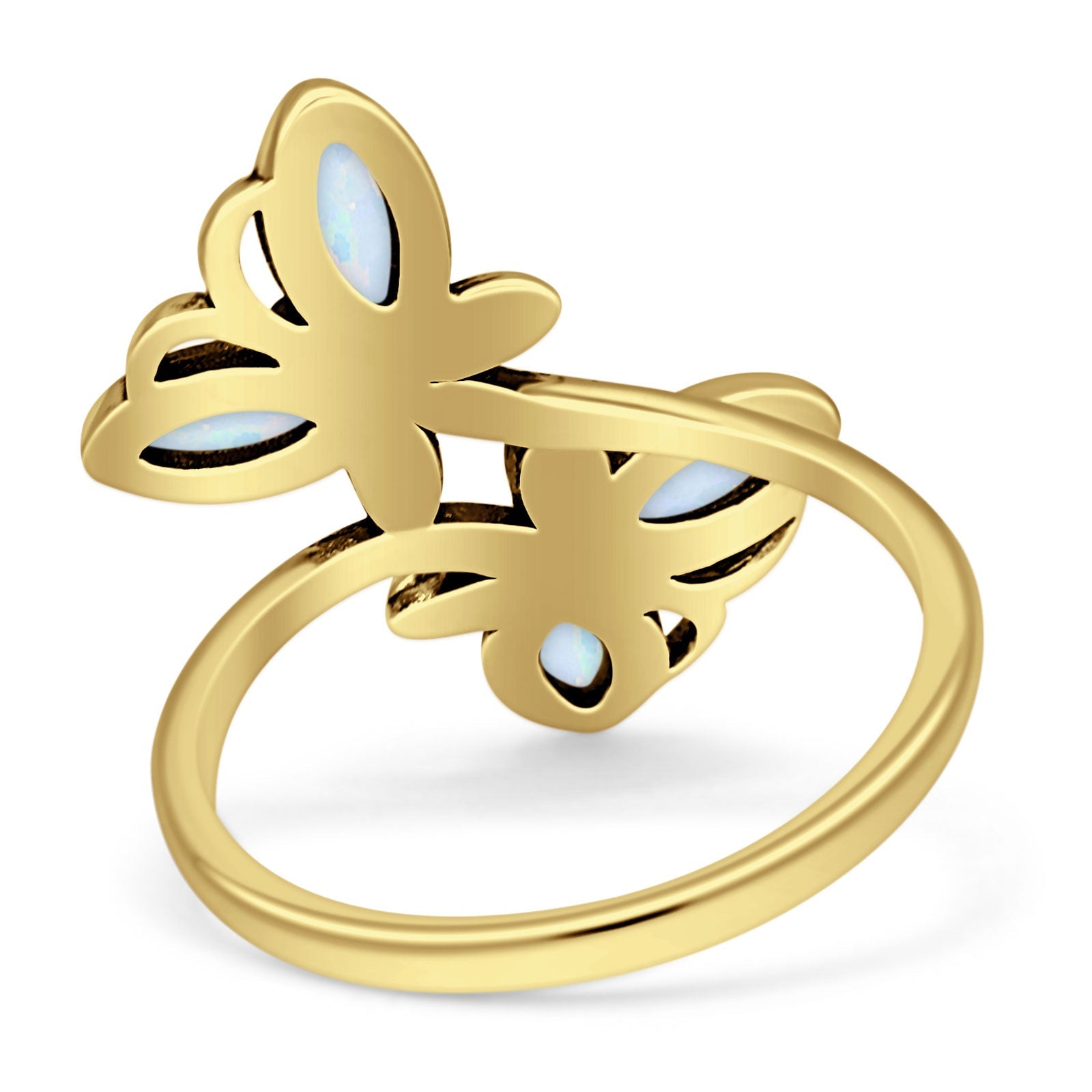 sterling silver butterfly ring
