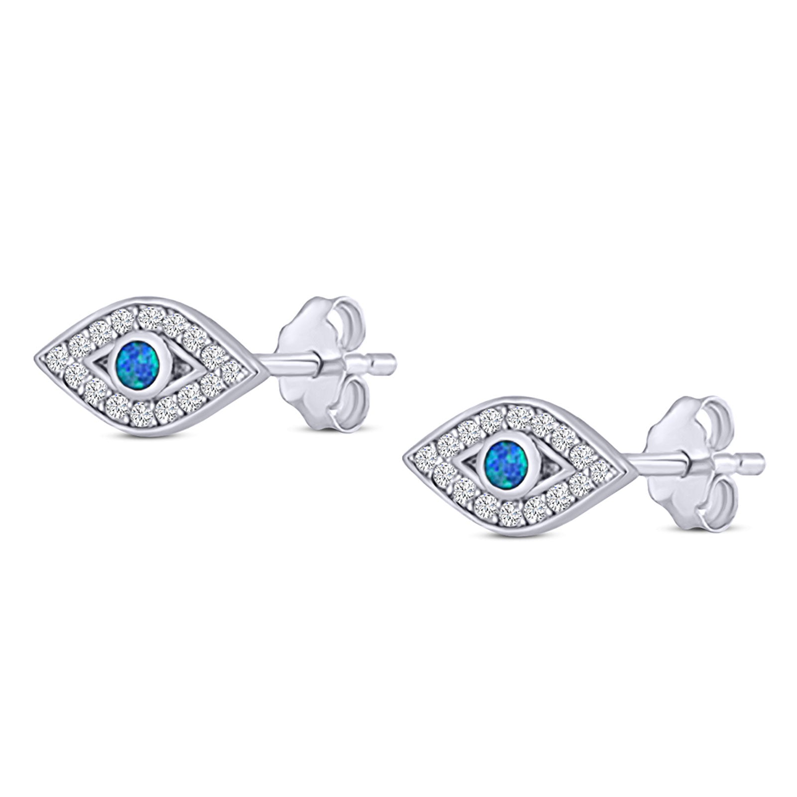 Evil Eye Stud Earrings
