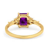 Art Deco Wedding Ring Marquise Simulated Cubic Zirconia 925 Sterling Silver