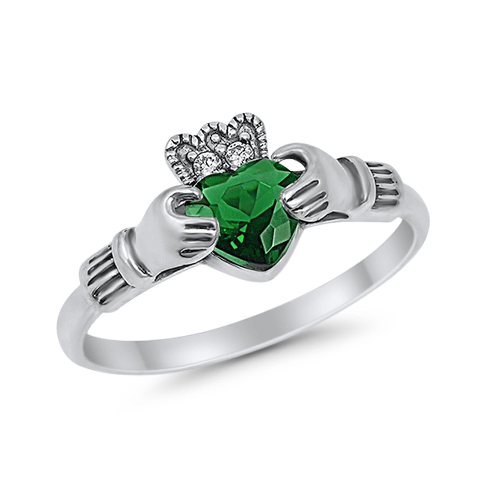 Vintage Style Engagement Bridal Ring Simulated CZ 925 Sterling Silver