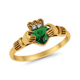 Vintage Style Engagement Bridal Ring Simulated CZ 925 Sterling Silver